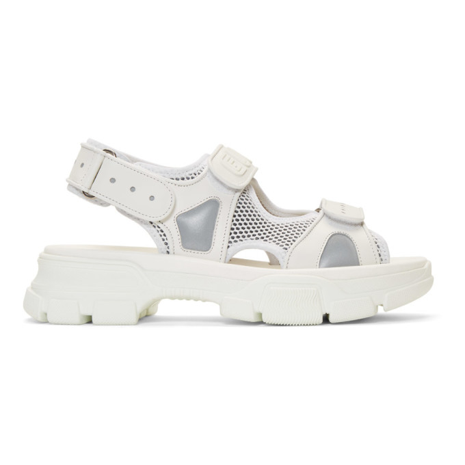 gucci white sandals