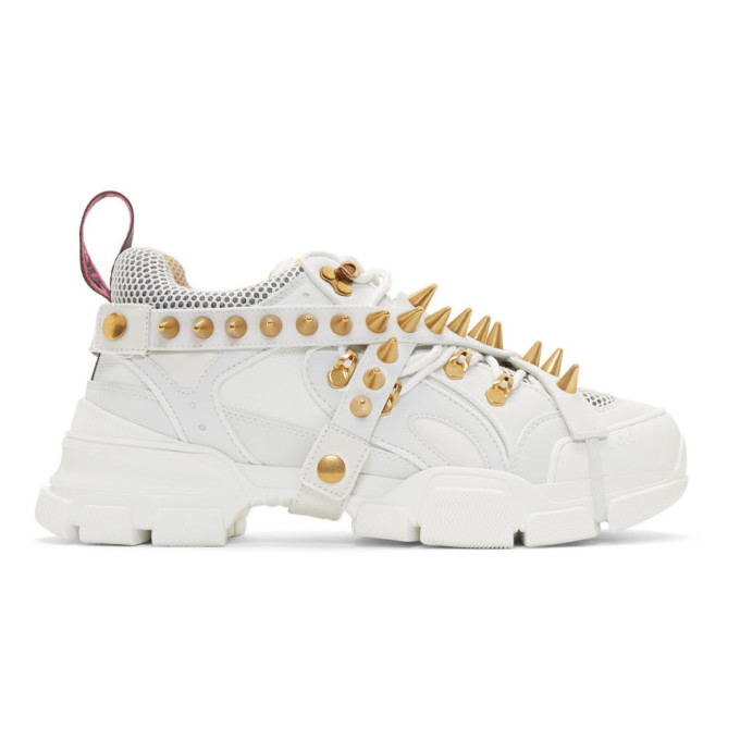 gucci flashtrek sneakers white