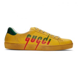 Gucci Yellow Blade New Ace Sneakers Gucci Yellow Blade New Ace Sneakers