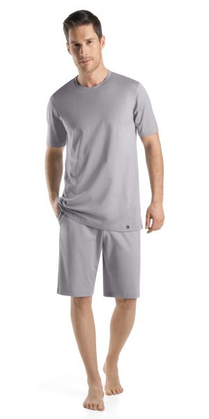 HANRO Night & Day S/SLV Shirt - Mineral XL - 75430 HANRO Night & Day S/SLV Shirt - Mineral XL - 75430