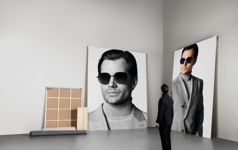 German brand BOSS partners with Henry Cavill for its fall-winter 2019 eyewear campaign.