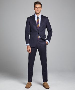 Italian Cashmere Sutton Suit in Navy Italian Cashmere Sutton Suit in Navy