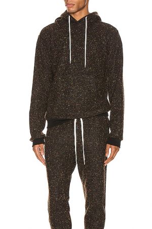 JOHN ELLIOTT Fireside Beach Hoodie in Black JOHN ELLIOTT Fireside Beach Hoodie in Black