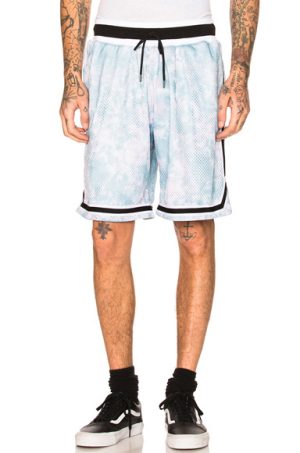 JOHN ELLIOTT Tie Dye Basketball Shorts in Blue,Ombre & Tie Dye JOHN ELLIOTT Tie Dye Basketball Shorts in Blue,Ombre & Tie Dye