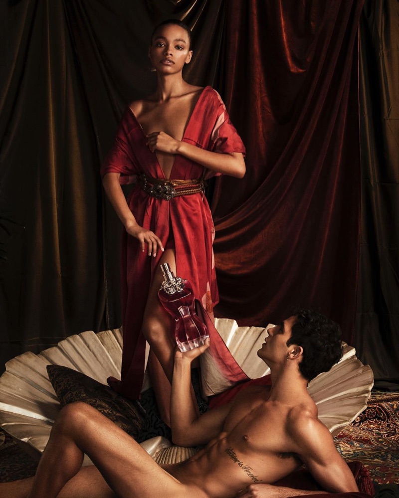Jean Paul Gaultier Le Beau 2019 Fragrance Campaign 004 Alexis Sundman and Jhonattan Burjack appear in the Jean Paul Gaultier La Belle fragrance campaign.