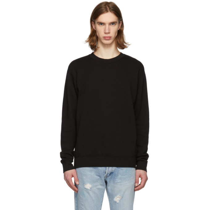 John Elliott Black Vintage Fleece Sweatshirt | The Fashionisto