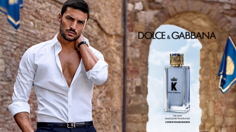 Mariano Di Vaio fronts the fragrance campaign for K by Dolce & Gabbana.