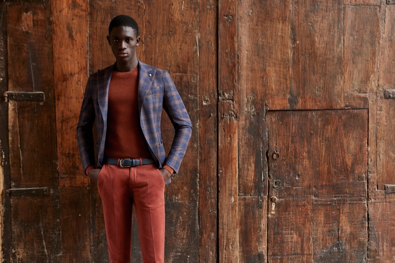 L.B.M. 1911 enlists Paco Diouf as one of the faces of its fall-winter 2019 collection.