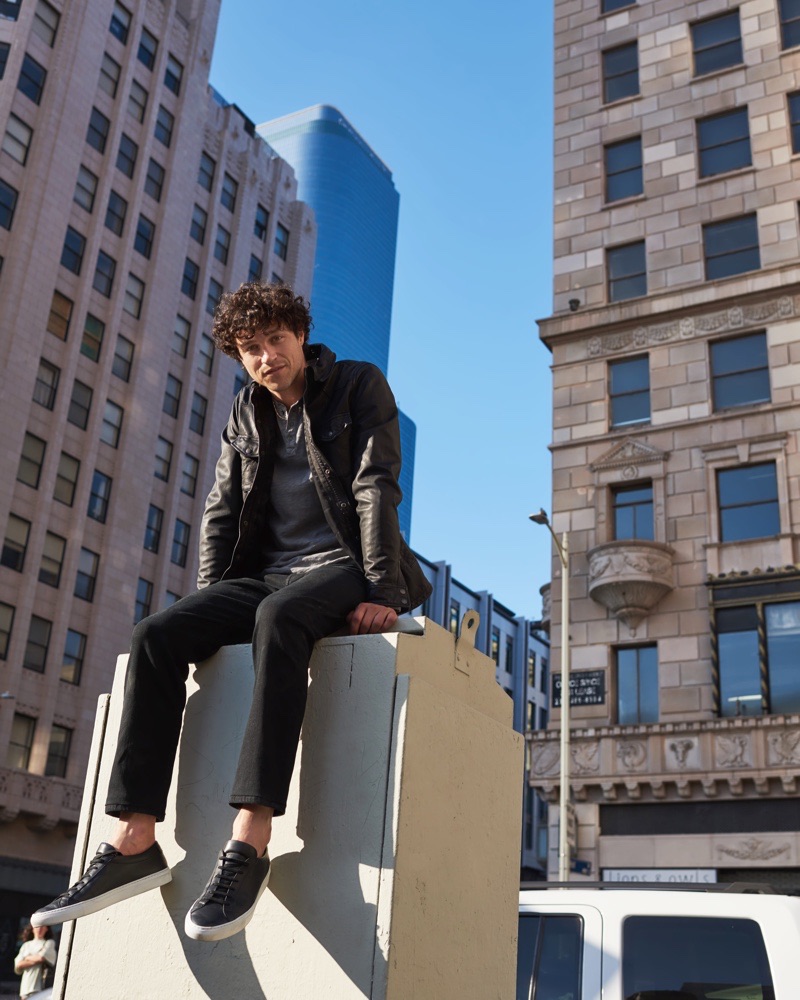 Miles McMillan fronts Lucky Brand's fall-winter 2019 men's campaign.