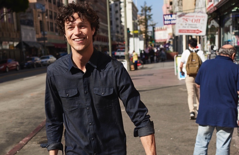 Miles McMillan Goes Casual for Lucky Brand Fall '19 Campaign Model Miles McMillan stars in Lucky Brand's fall-winter 2019 campaign.