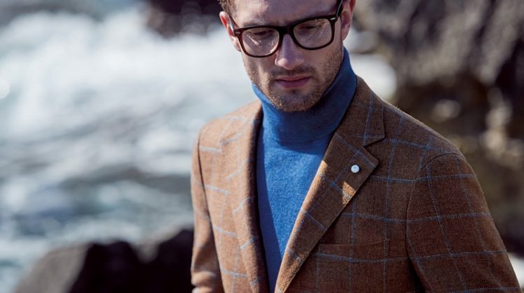 Jacob Coupe Inspires in Elegant Styles for Luigi Bianchi Mantova Fall ’19 Campaign