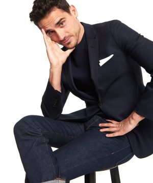 Made in the USA Sutton Unconstructed Sport Coat in Navy Made in the USA Sutton Unconstructed Sport Coat in Navy