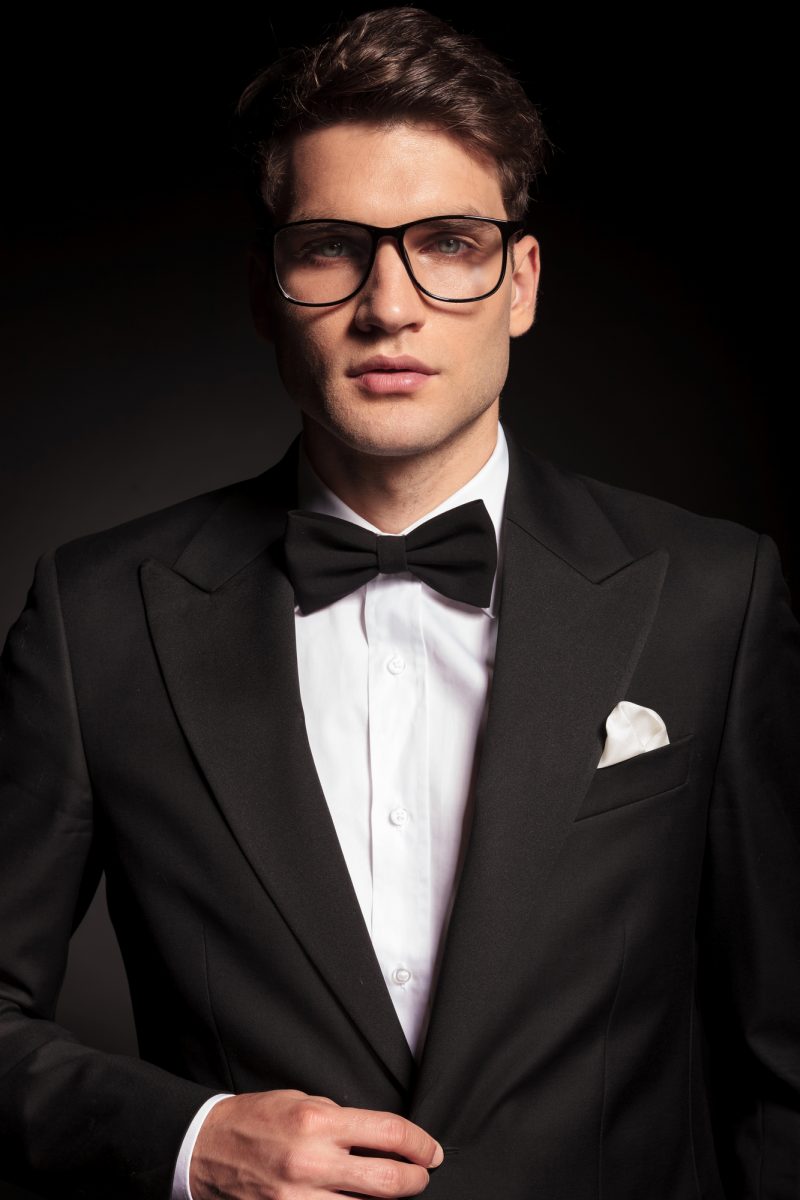 Man Tuxedo Glasses