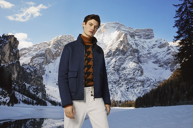 Manuel Ritz enlists Gabriel Daum as one of the faces of its fall-winter 2019 campaign.