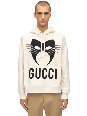 Mask Printed Cotton Sweatshirt Hoodie Mask Printed Cotton Sweatshirt Hoodie