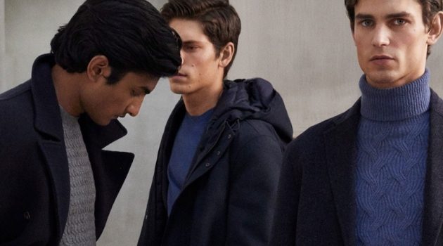Business Meets Art: Rishi, Justin & Arthur for Massimo Dutti Massimo Dutti enlists Rishi Robin, Justin Eric Martin, and Arthur Gosse for its latest men's editorial.