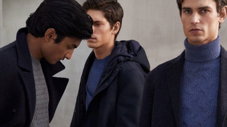 Massimo Dutti enlists Rishi Robin, Justin Eric Martin, and Arthur Gosse for its latest men's editorial.