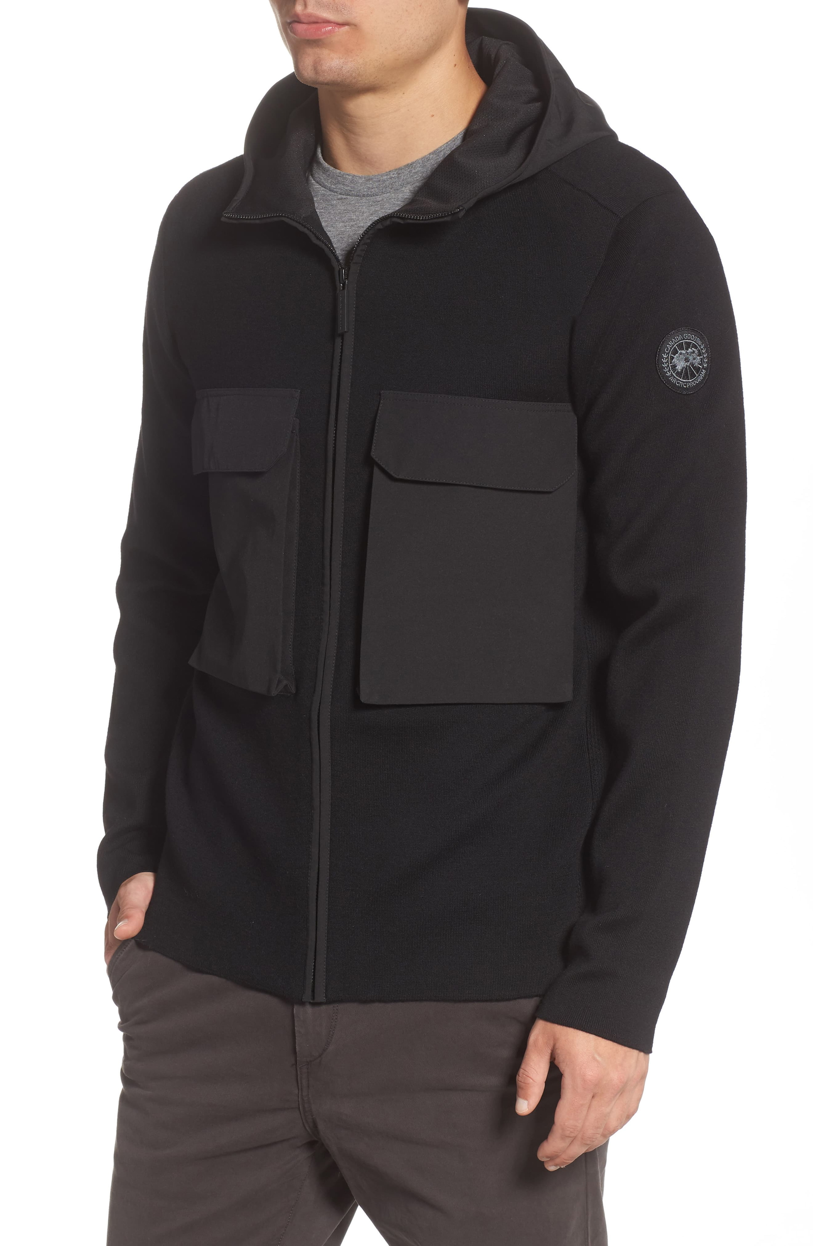 canada goose zip hoodie
