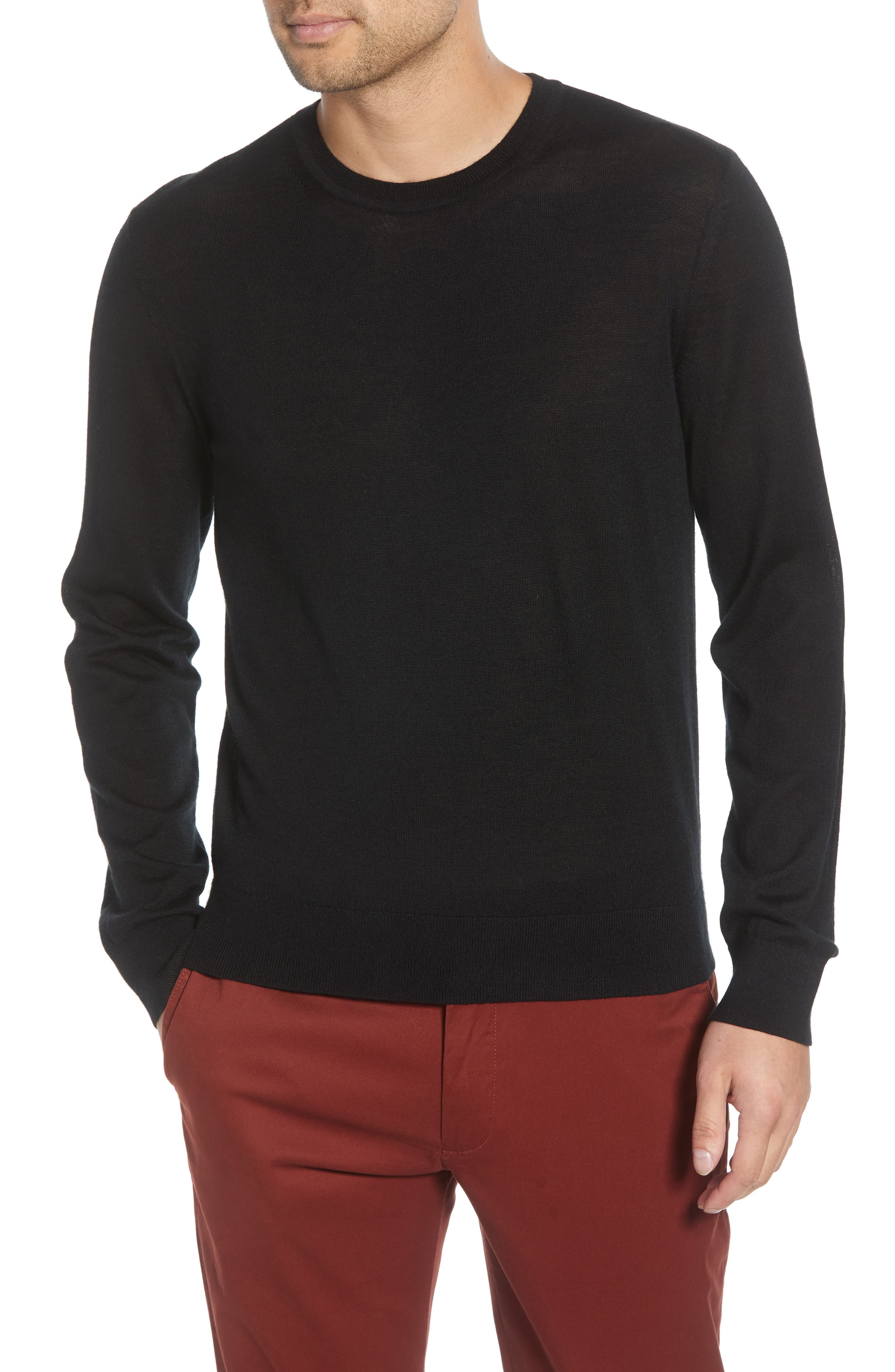 Men’s Club Monaco Luxe Merino Wool Blend Crewneck Sweater, Size X-Small ...