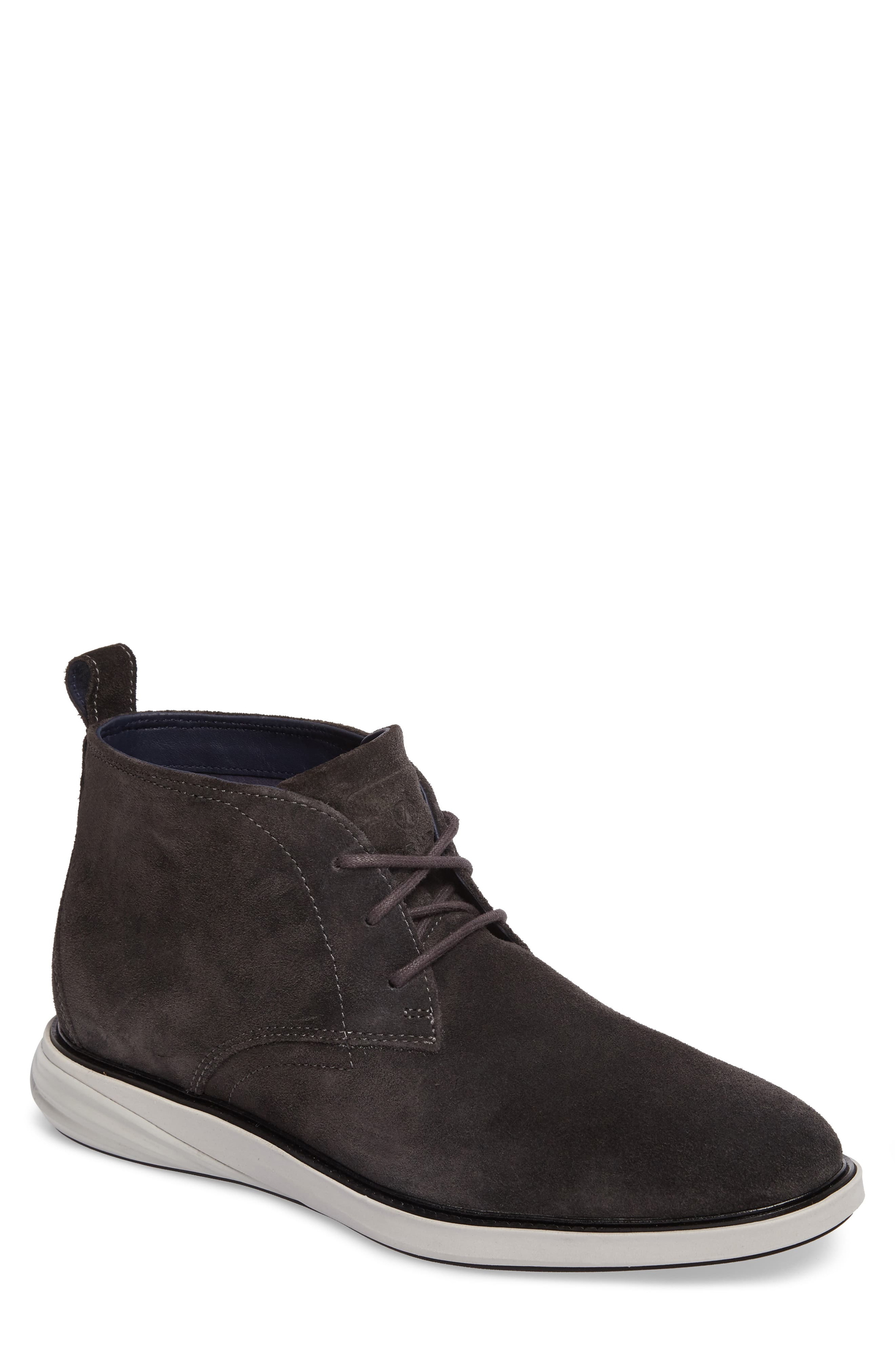 cole haan gray suede boots