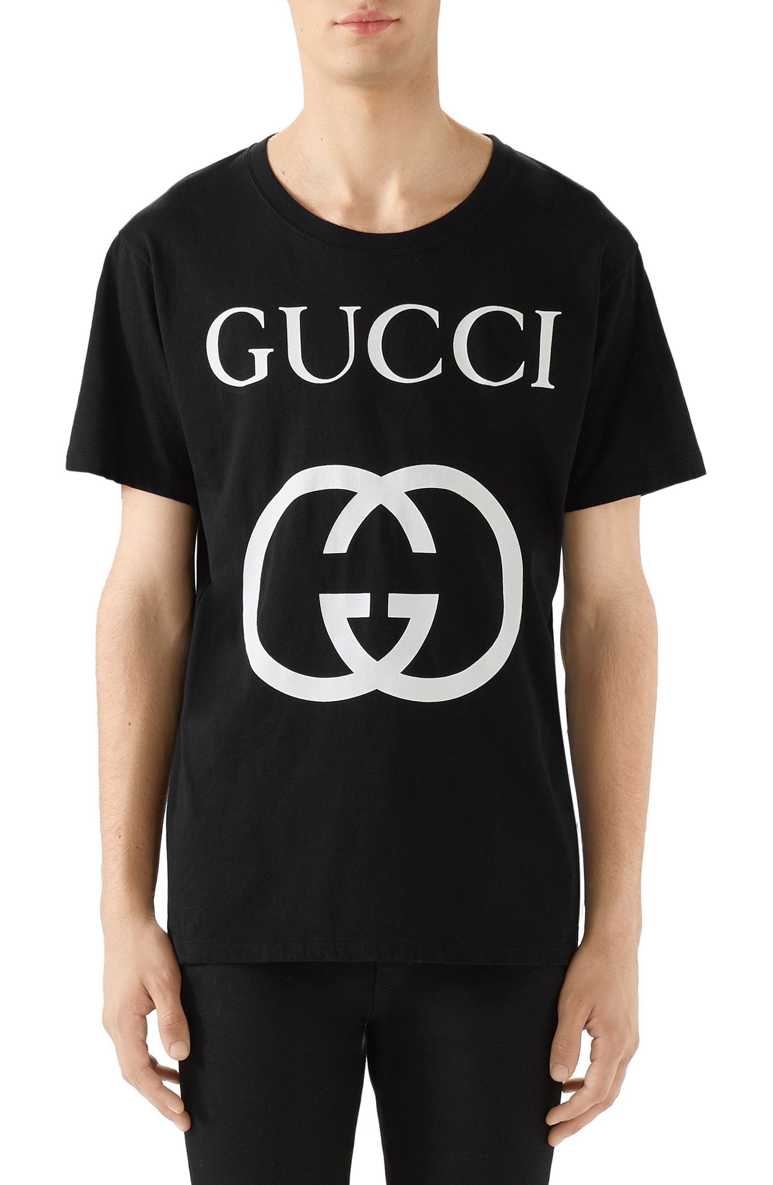 Gucci T Shirt : Gucci GG Logo Print T-shirt in Red for Men - Lyst / The ...