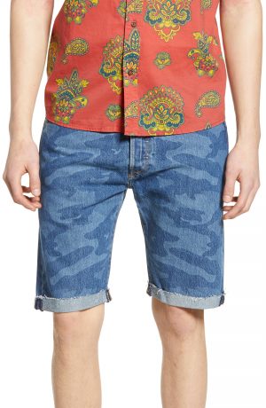 Men's Levi's 501 Cut Off Denim Shorts, Size 31 - Blue Men's Levi's 501 Cut Off Denim Shorts, Size 31 - Blue