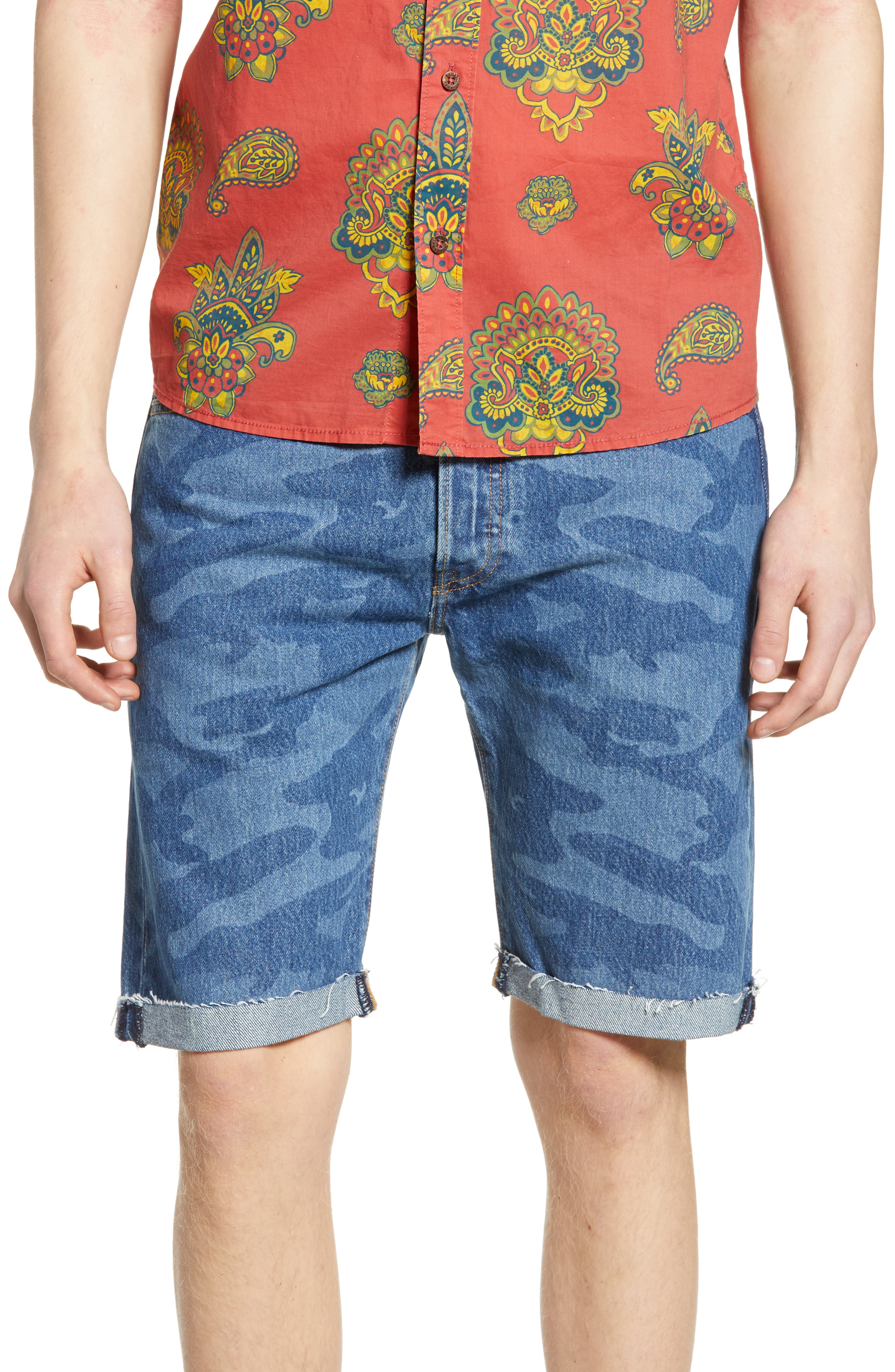mens levi jean shorts