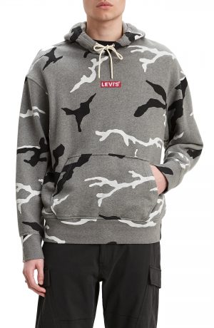 Men's Levi's Oversized Graphic Hoodie, Size Small - Green Men's Levi's Oversized Graphic Hoodie, Size Small - Green
