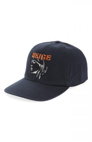 Men's Off-White Embroidered Woman Baseball Cap - Blue Men's Off-White Embroidered Woman Baseball Cap - Blue