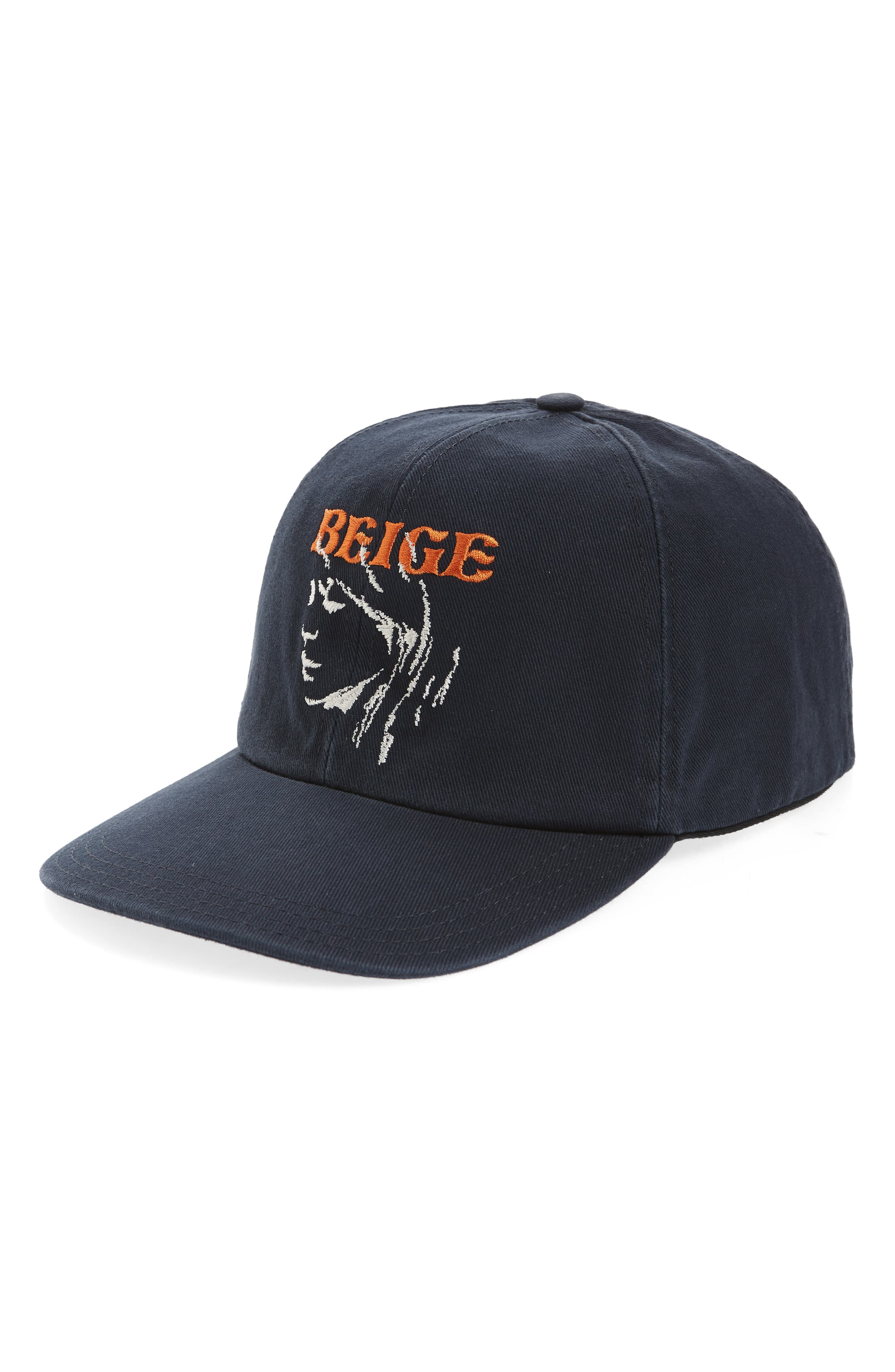 off white ball cap