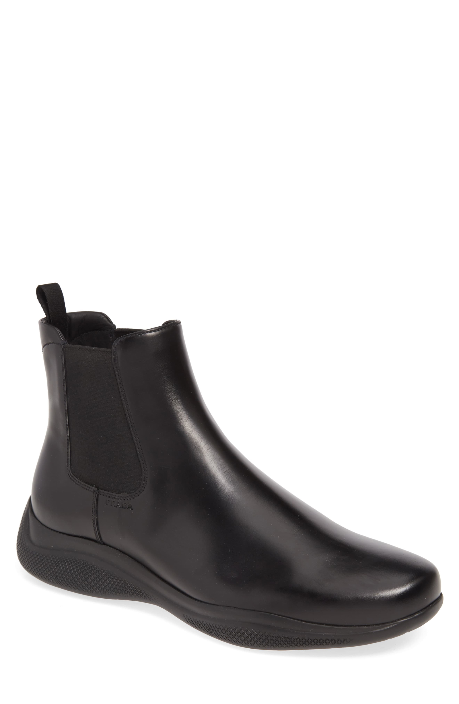 Men’s Prada Saffiano Chelsea Boot | The Fashionisto