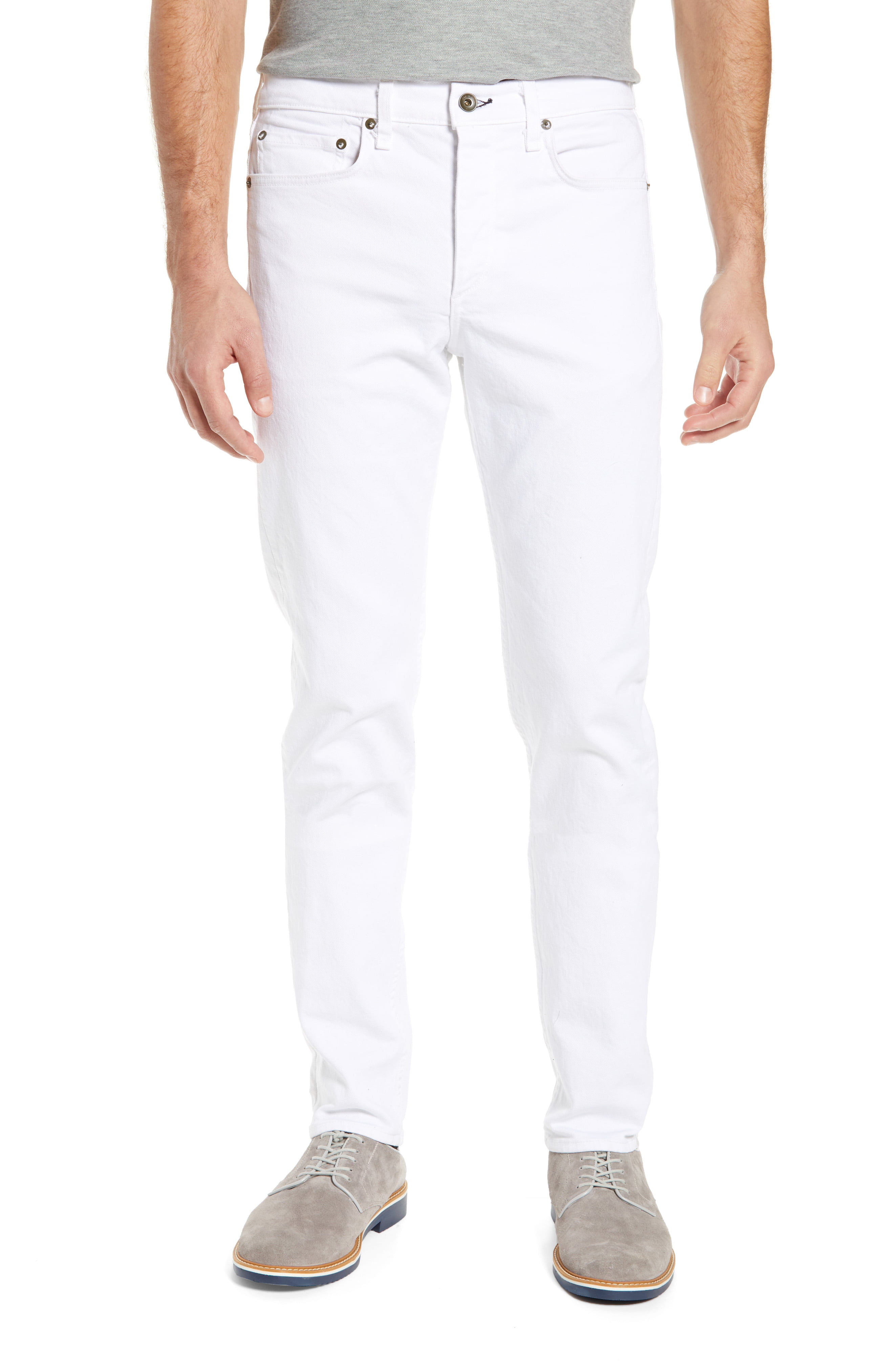 Men’s Rag & Bone Fit 2 Slim Fit Jeans, Size 28 – White | The Fashionisto