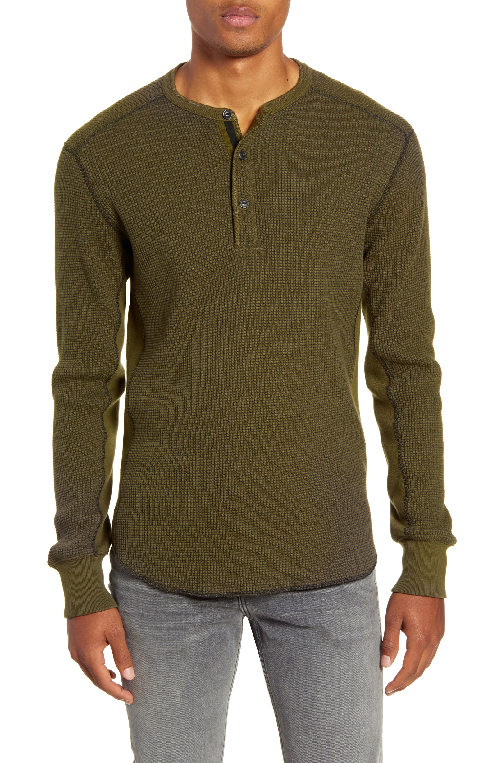 long sleeve t shirt henley