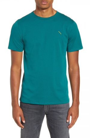 Men's Saturdays Nyc Embroidered Slash T-Shirt, Size X-Large - Green Men's Saturdays Nyc Embroidered Slash T-Shirt, Size X-Large - Green