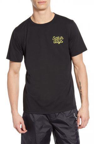 Men's Saturdays Nyc Script Logo Graphic T-Shirt, Size XX-Large - Black Men's Saturdays Nyc Script Logo Graphic T-Shirt, Size XX-Large - Black