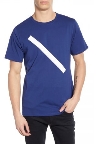 Men's Saturdays Nyc Slash Graphic T-Shirt, Size Large - Blue Men's Saturdays Nyc Slash Graphic T-Shirt, Size Large - Blue