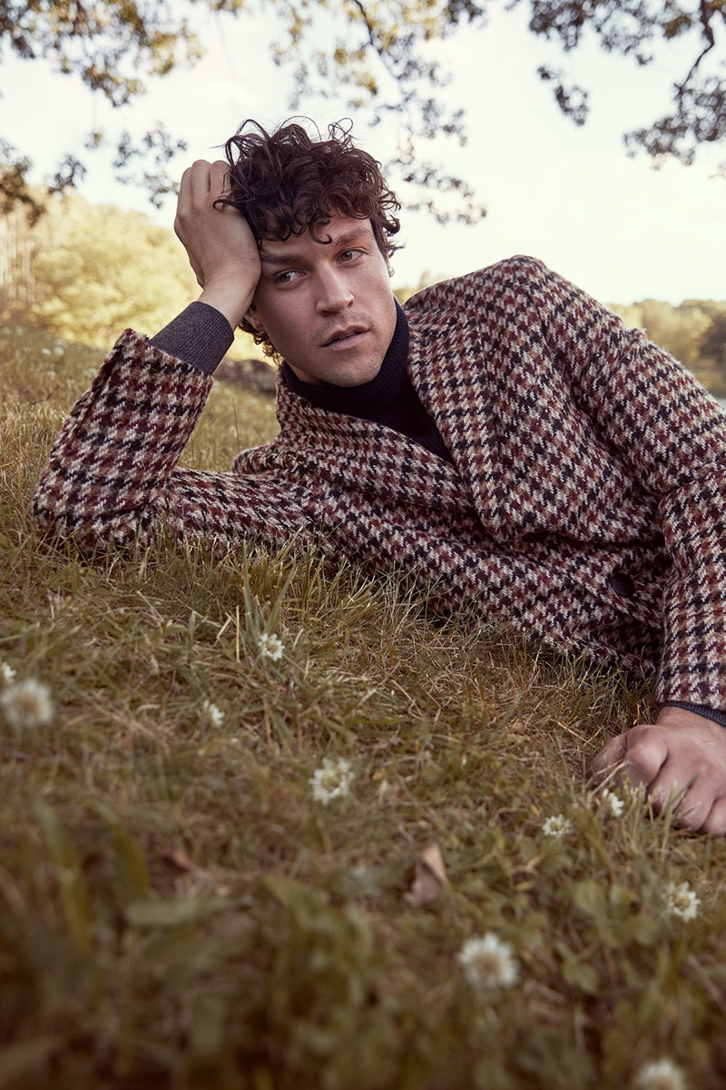 Miles McMillan Takes to Nature for GQ Russia