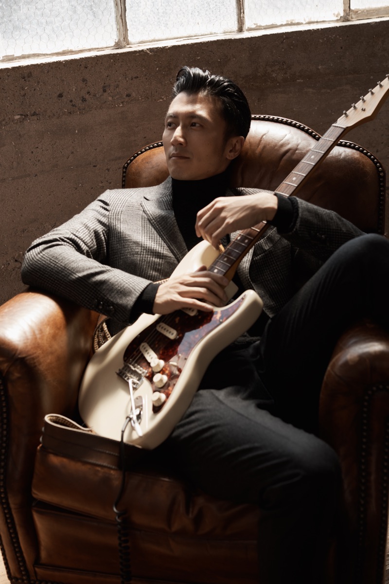 Nicholas Tse fronts Ermenegildo Zegna's fall-winter 2019 campaign.