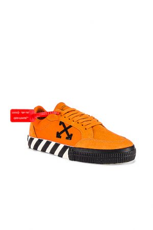 OFF-WHITE Low Vulcanized Sneaker in Orange OFF-WHITE Low Vulcanized Sneaker in Orange