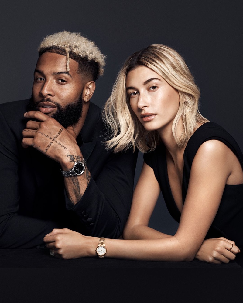Odell Beckham Jr. and Hailey Bieber couple up for Daniel Wellington's Iconic Link campaign. » Odell Beckham Jr., Paulo Dubala + More Front Daniel Wellington Iconic Link Campaign Odell Beckham Jr. and Hailey Bieber couple up for Daniel Wellington's Iconic Link campaign.
