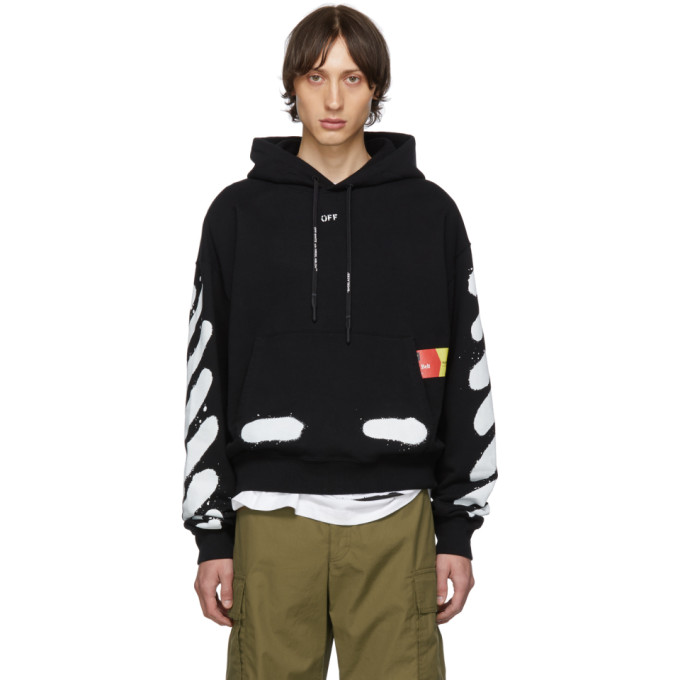 off white hoodie spray paint