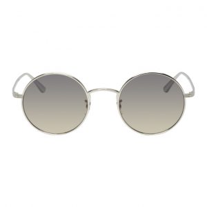 Oliver Peoples The Row Silver After Midnight Sunglasses Oliver Peoples The Row Silver After Midnight Sunglasses