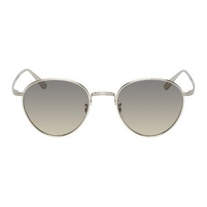Oliver Peoples The Row Silver Brownstone 2 Sunglasses Oliver Peoples The Row Silver Brownstone 2 Sunglasses