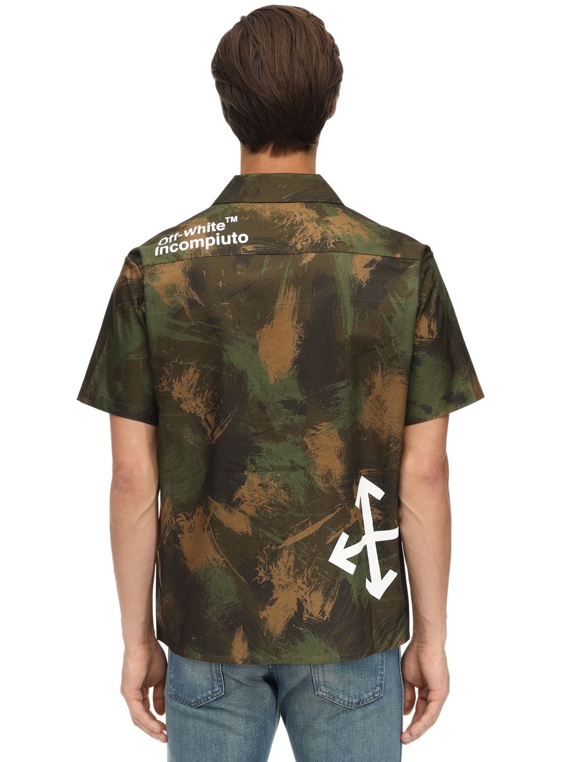 lace up camo shirt