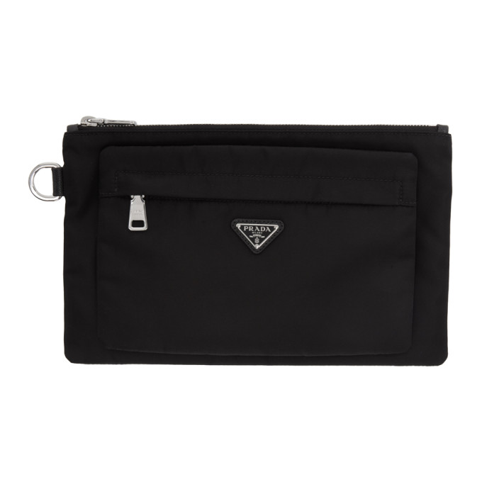 prada pouch black