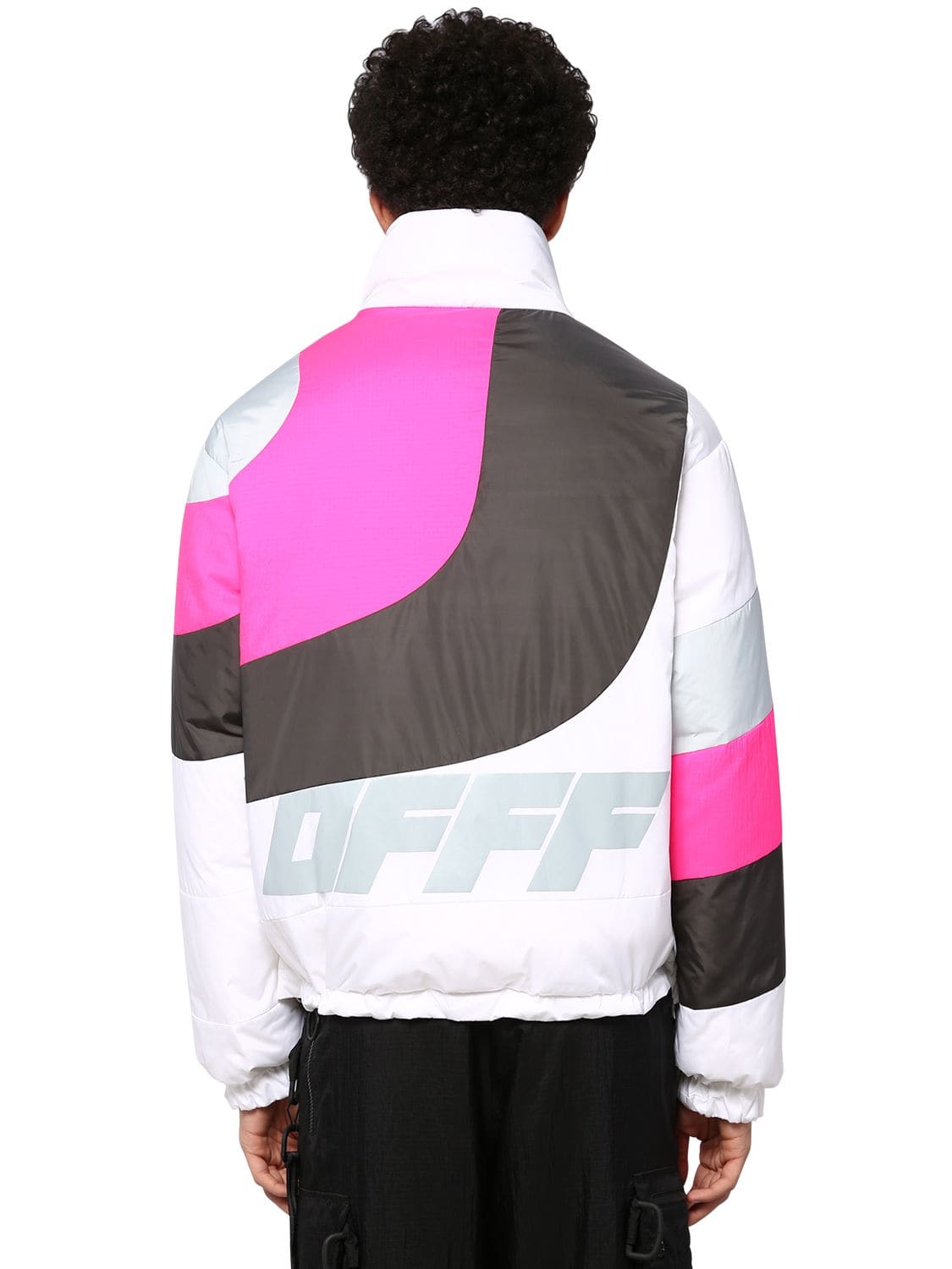 screen print on nylon jacket