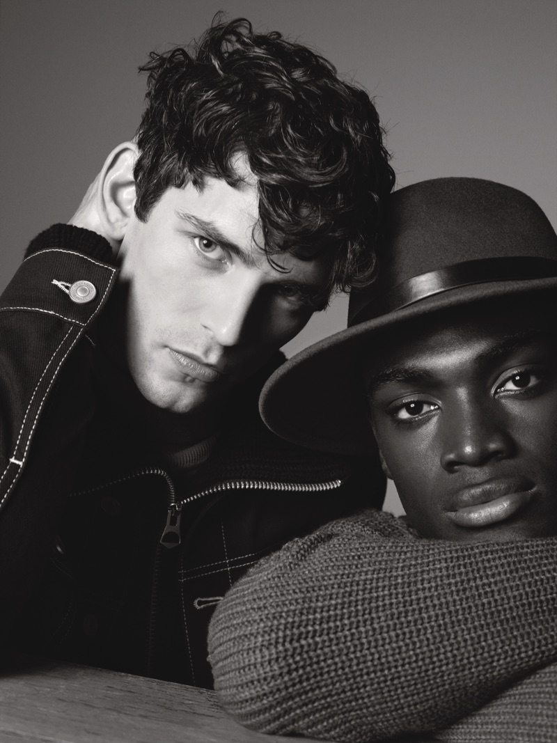 Arthur Gosse and Davidson Obennebo star in River Island's fall-winter 2019 campaign.