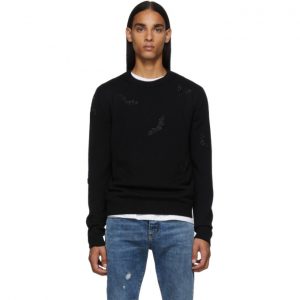 Saint Laurent Black Bat Sweater Saint Laurent Black Bat Sweater