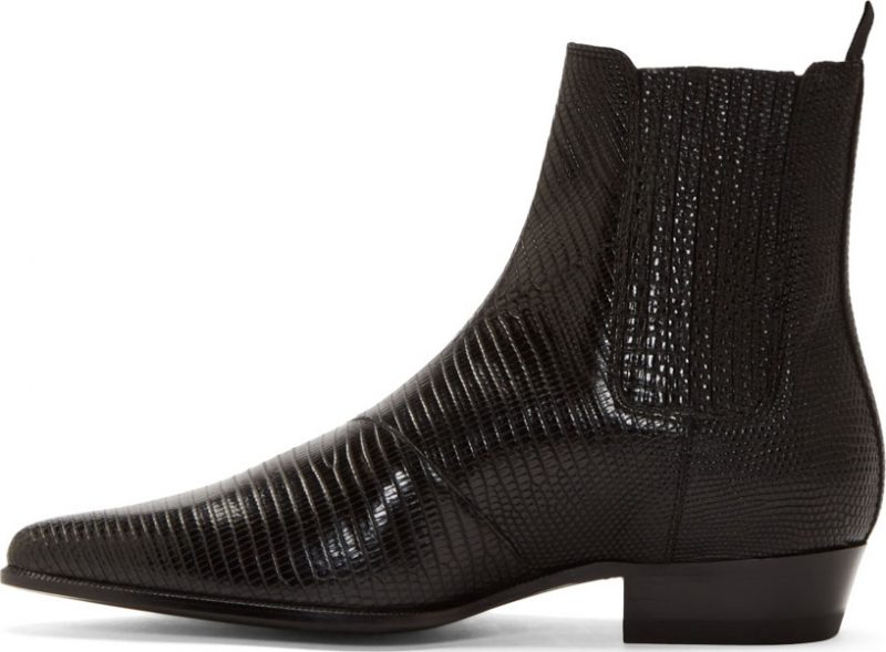 ring lizard boots