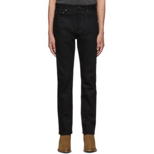 Saint Laurent Black Raw Selvedge Jeans Saint Laurent Black Raw Selvedge Jeans